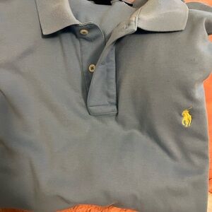 Polo by Ralph Lauren Men's Light Blue Polo Shirt